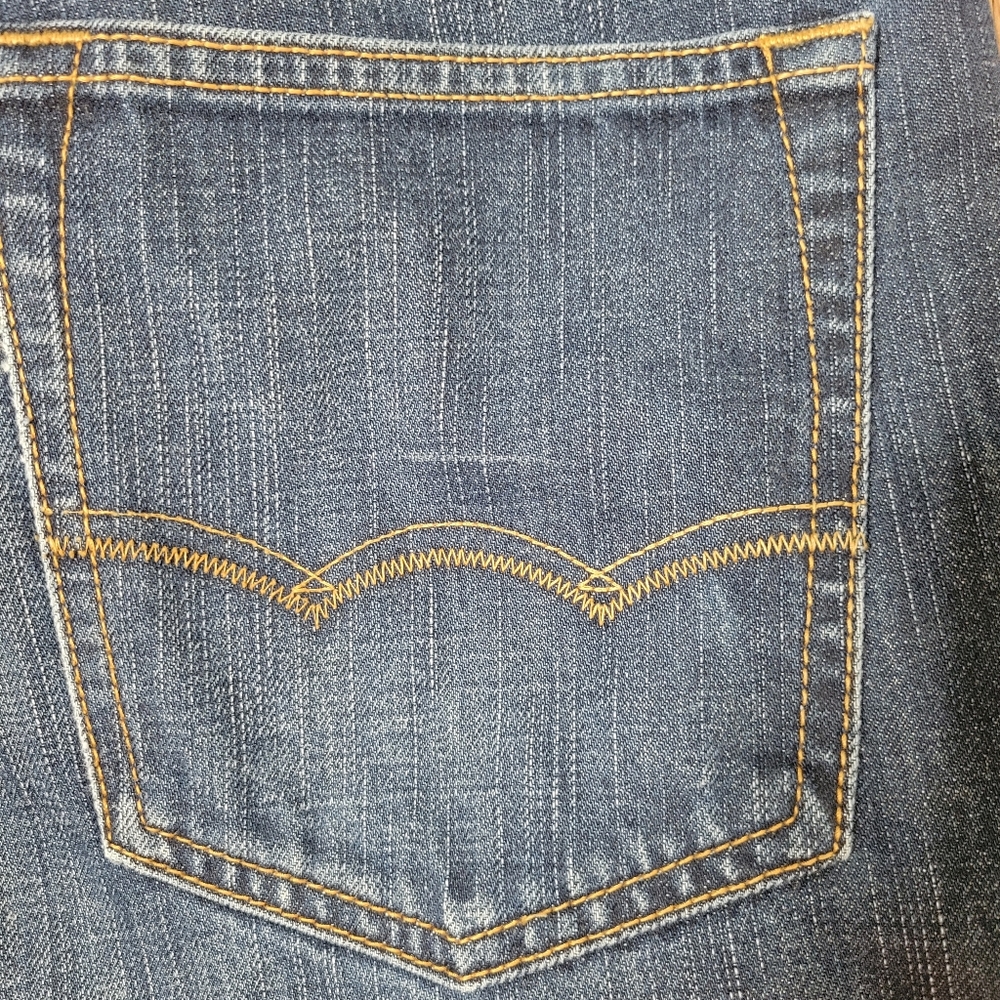 American Eagle Outfitters Dark Blue Straight Jeans Size 30X36 - Picture 3 of 9